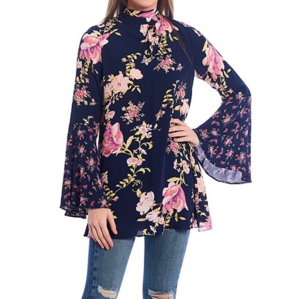 Free People Floral Tunic